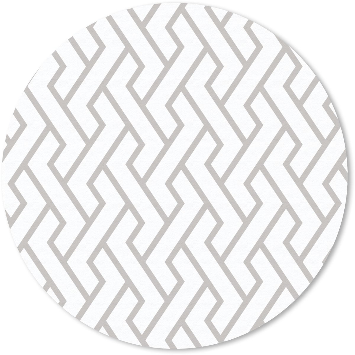 Muismat rond 20x20 cm - Mousepad Grafisch - Patroon - Modern - Lijn - Ronde muismatten