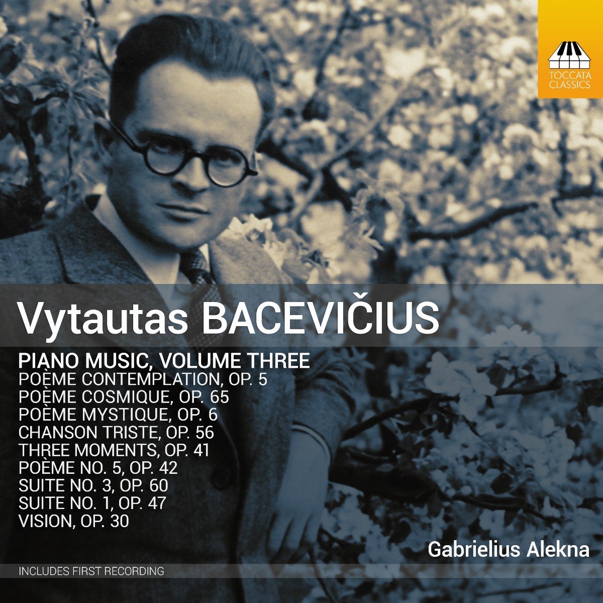 Gabrielius Alekna - Vytautas Bacevicius: Piano Music, Volume Three (CD)