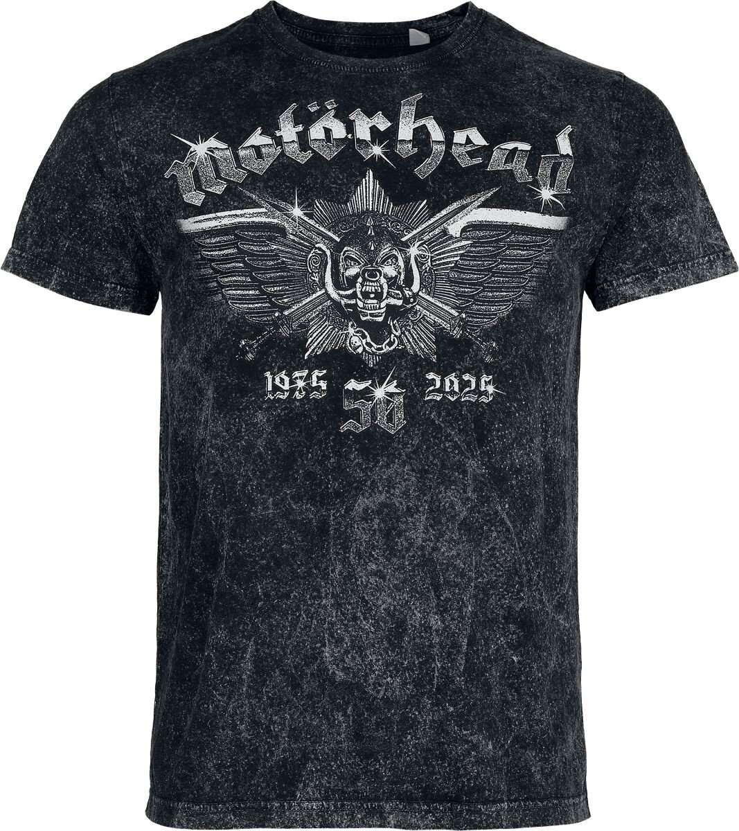 Motörhead Wings Heren T-shirt - antraciet - M