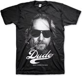 The Big Lebowski Heren Tshirt -XXL- The Dude II Zwart