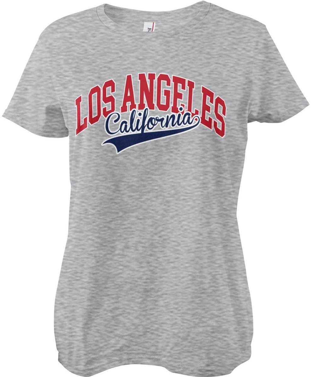 Hybris Los Angeles, Californië – Girly T-shirt voor dames, kleur: heather-grijs