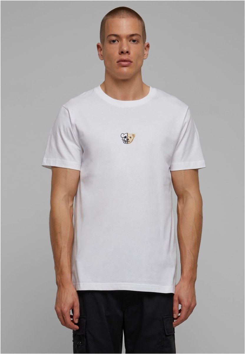 Mister Tee Skull Bear Heren T-shirt 5XL Wit