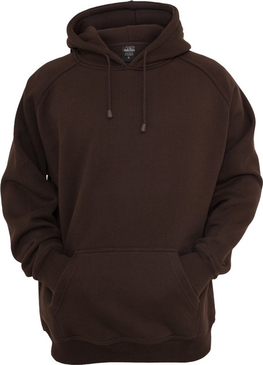 Urban Classics Blank Hoodie/trui S Bruin