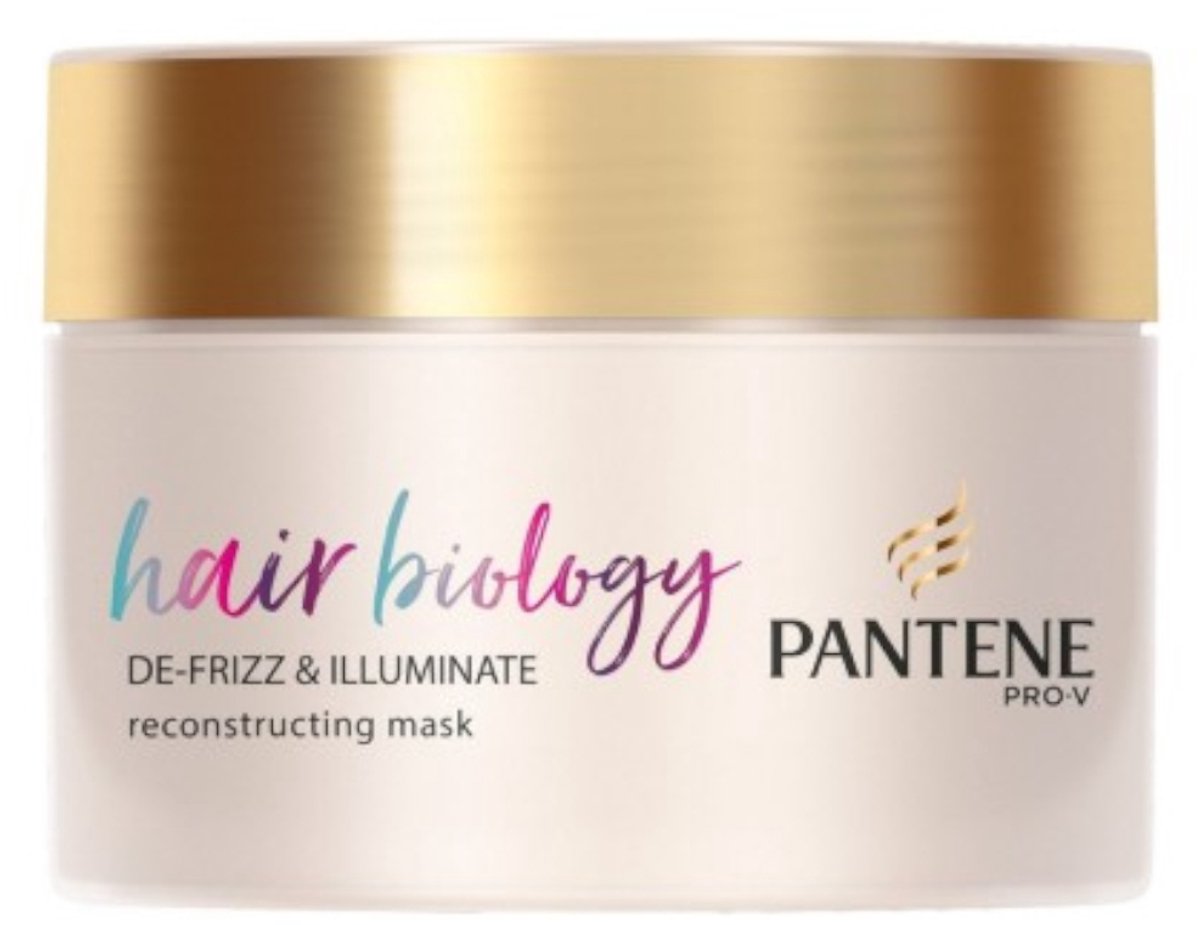Pantene Hair biology - masker - 160ml - de-frizz & illuminate