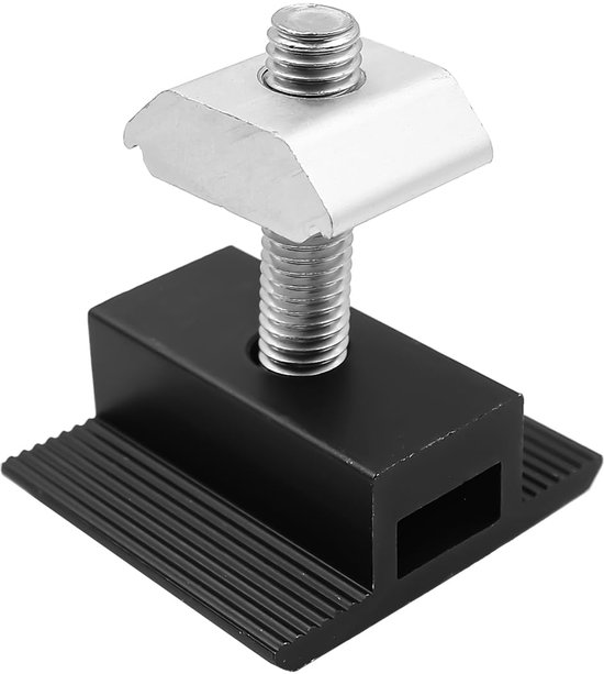 8 stuks 30 mm aluminiumlegering zonnepaneel montagebeugels middenklemmen fotovoltaïsche trapeziumvormige montagebeugels houder zonnepaneel — afbeelding 5