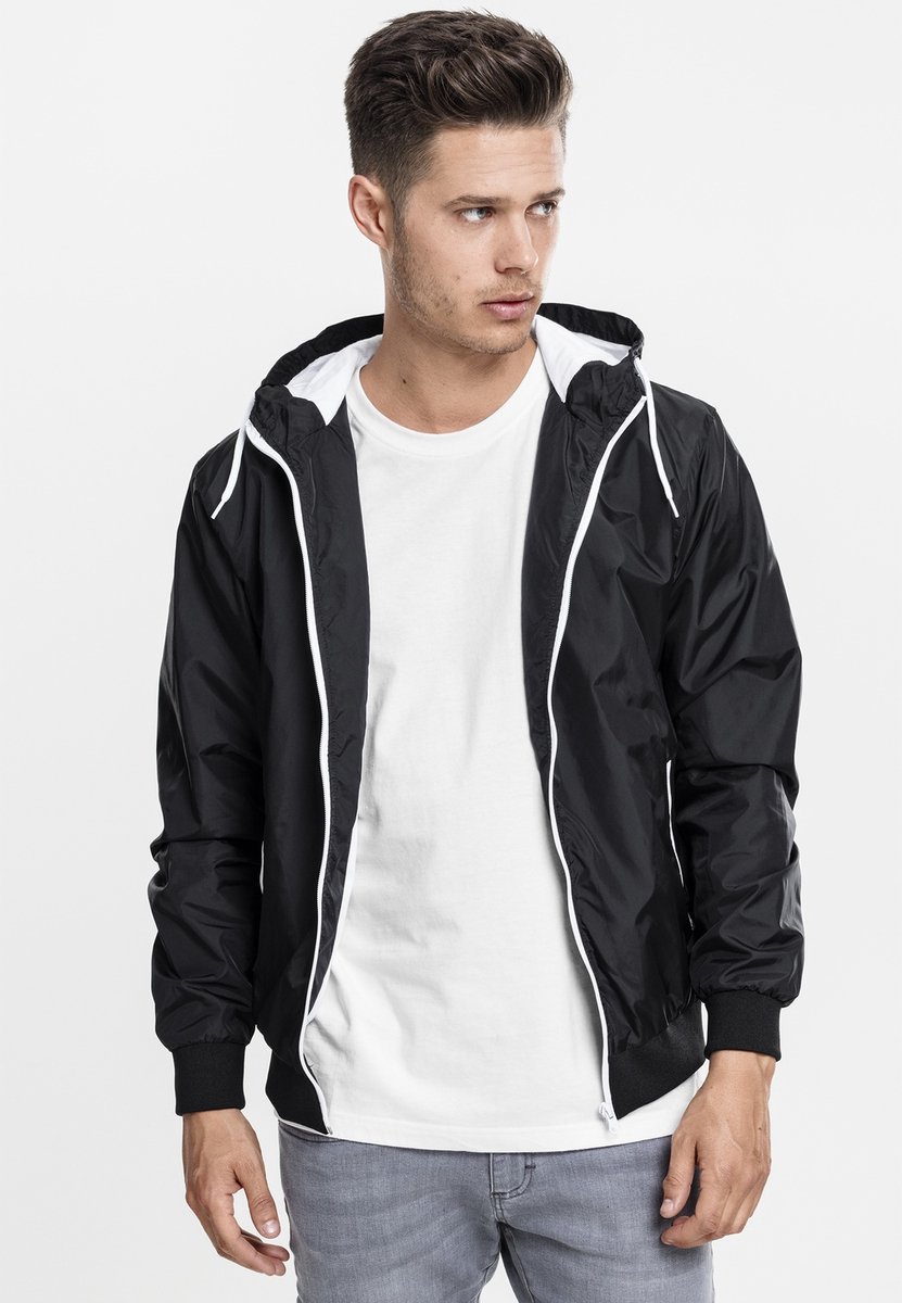 Urban Classics Contrast Windrunner jacket 3XL Zwart