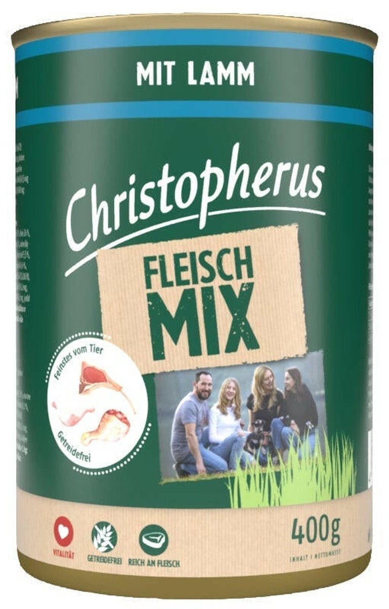 Christopherus vleesmix 6x400g - met lam