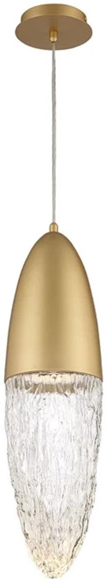 Eurofase LED Hanglamp Ecrou | 8W 3000K 930 | Brushed Gold