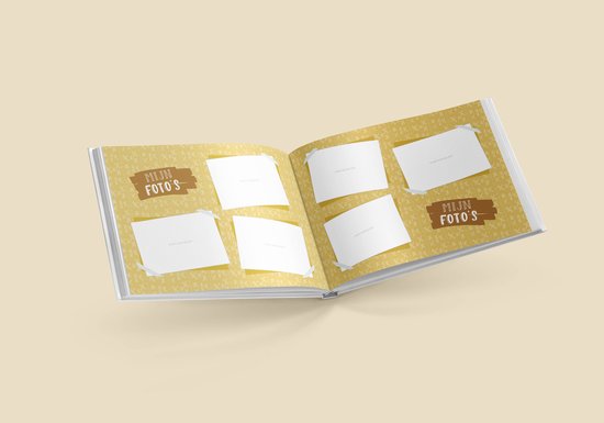 Maan Amsterdam Schoolfotoboek - Roze - A4 - Invulboek voor schoolfoto's - Fotoalbum geschikt voor 17 schooljaren klassenfoto/pasfoto - Inclusief bewaarenvelop