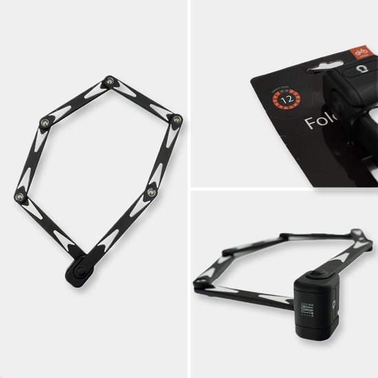 LOCK-R - Vouwslot -ART 2 Beveiligd - Scooterslot - Fietsslot - Hangslot van LOCK-R — afbeelding 2