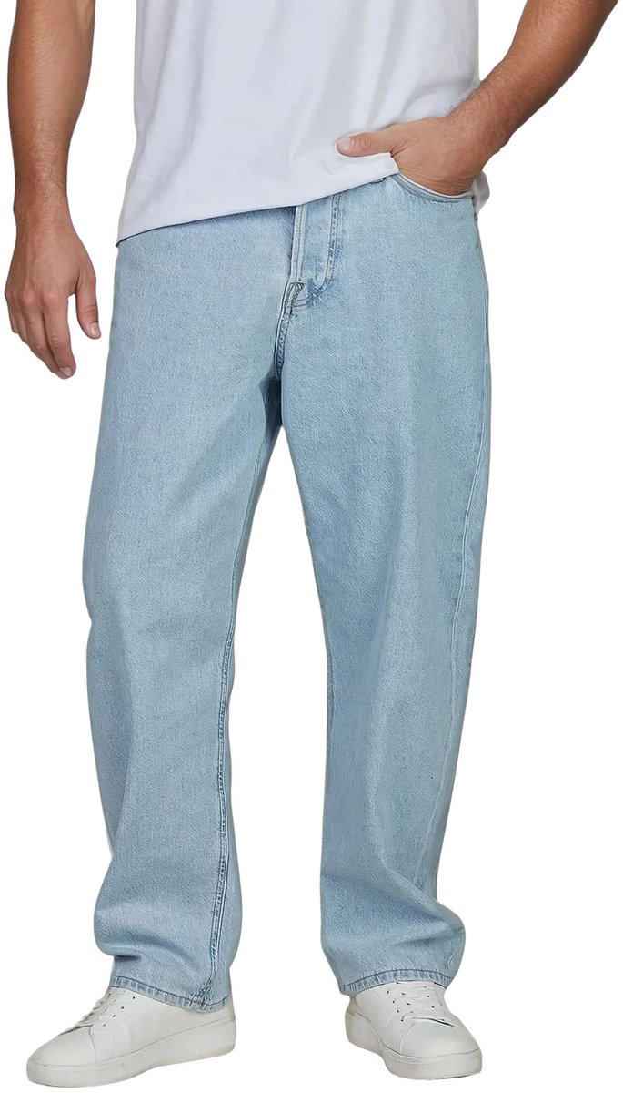 Jack & Jones Heren Jeans Broeken JJIALEX JJCOOPER baggy Fit Blauw Volwassenen Wijde Spijkerbroek