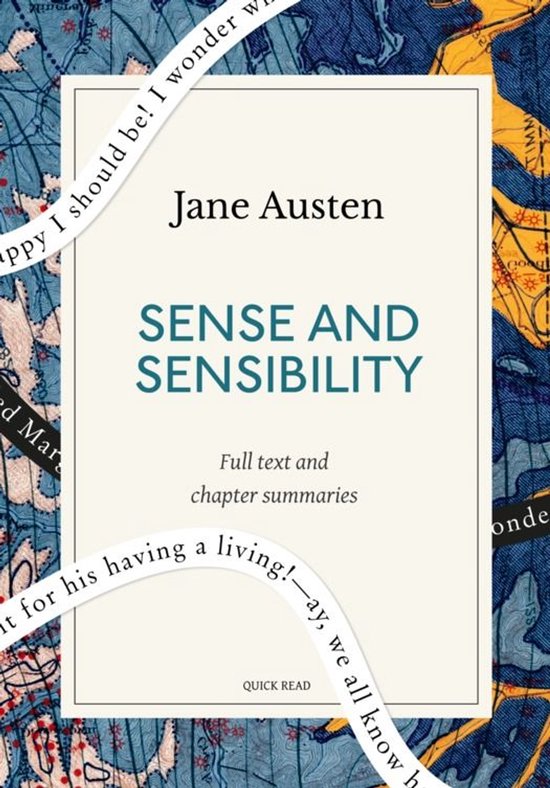 Sense and Sensibility: A Quick Read edition - cover