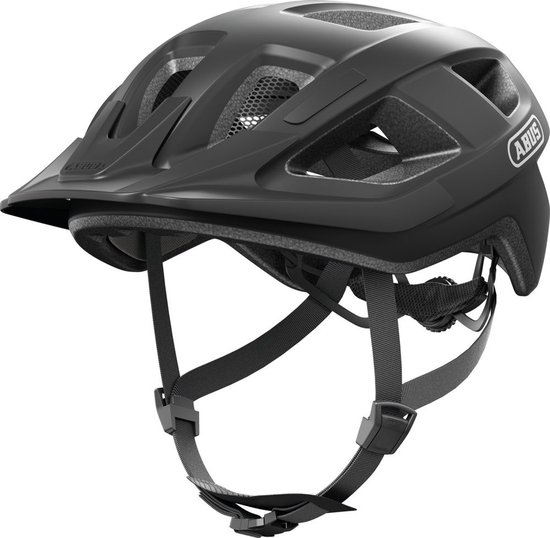 Fietshelm ABUS ADURO 3.0 velvet black L - 58-62 cm - zwart - Geschikt voor gebruik op elektrische fietsen - stadsfietsen - 320 g — afbeelding 5