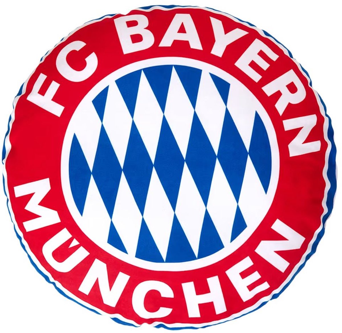 FC Bayern München Rundkissen Rekordmeister 30402 Rot/Weiß