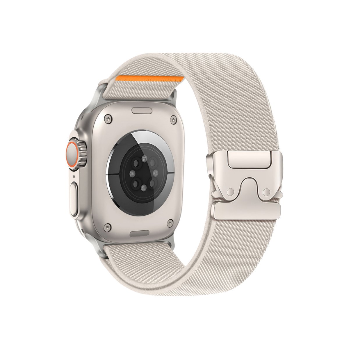 Elastische nylon armband Geschikt voor Apple armband 42-44-45-49MM heren en dames, elastische textielstof sportband klassieke band 42-44-45-49MM