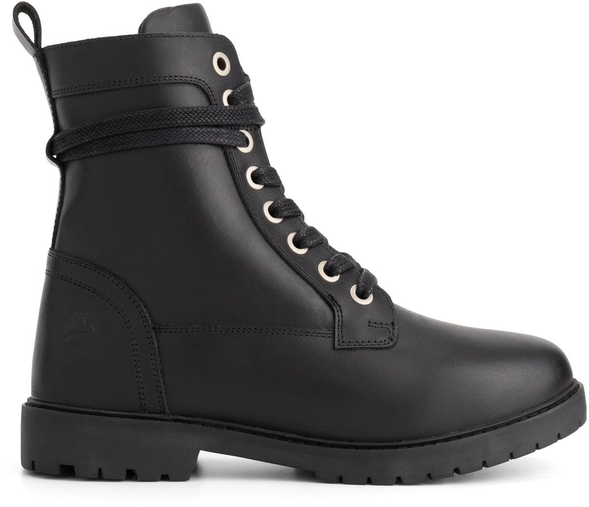 Travelin’ Kafjord Dames Veterboots Wolgevoerd Zwart