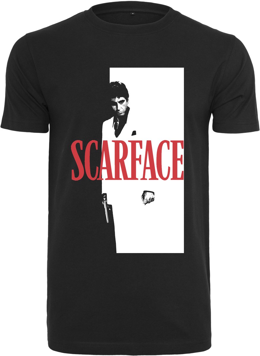 Merchcode Scarface - Scarface Logo Heren Tshirt - XXL - Zwart