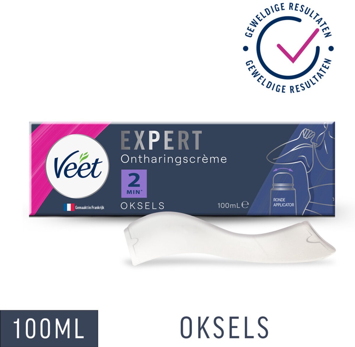Veet Expert Ontharingscrème Oksels - 3 x 100 ml - Voordeelverpakking