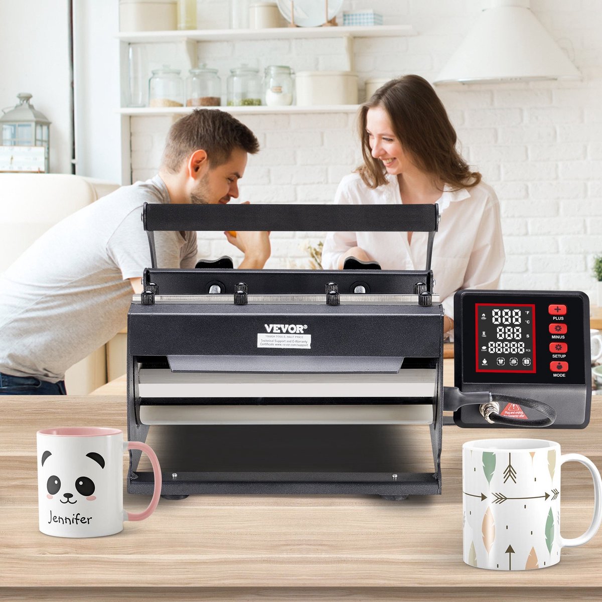 Craft Express Thermo-Pressmaschine für Sublimationsbecher, 1,1 l, 850 ml, Kombi-Tumbler-Presse für Sublimationsrohlinge, Edelstahlbecher, 590 ml, Sublimationsflaschen, 2 Heizungen