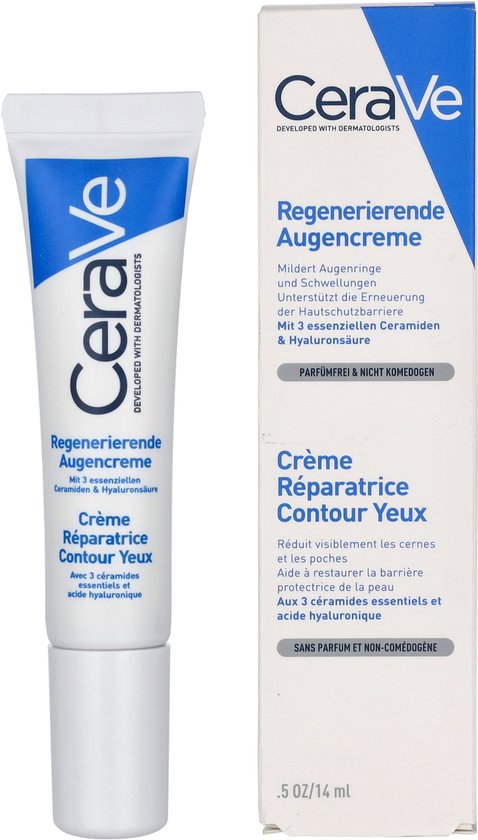 CeraVe Verbeterende Oogcrème - tegen Wallen en Donkere Kringen - 14ml