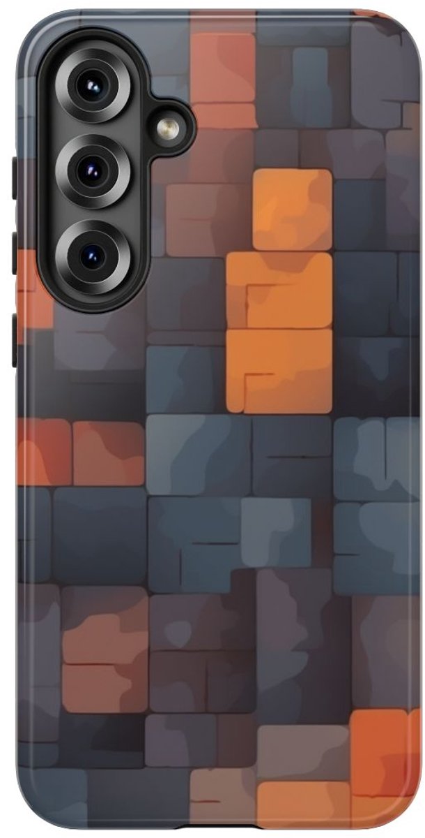 Gestileerd Baksteenpatroon – Telefoonhoesje Geschikt voor Samsung Galaxy S25 Plus