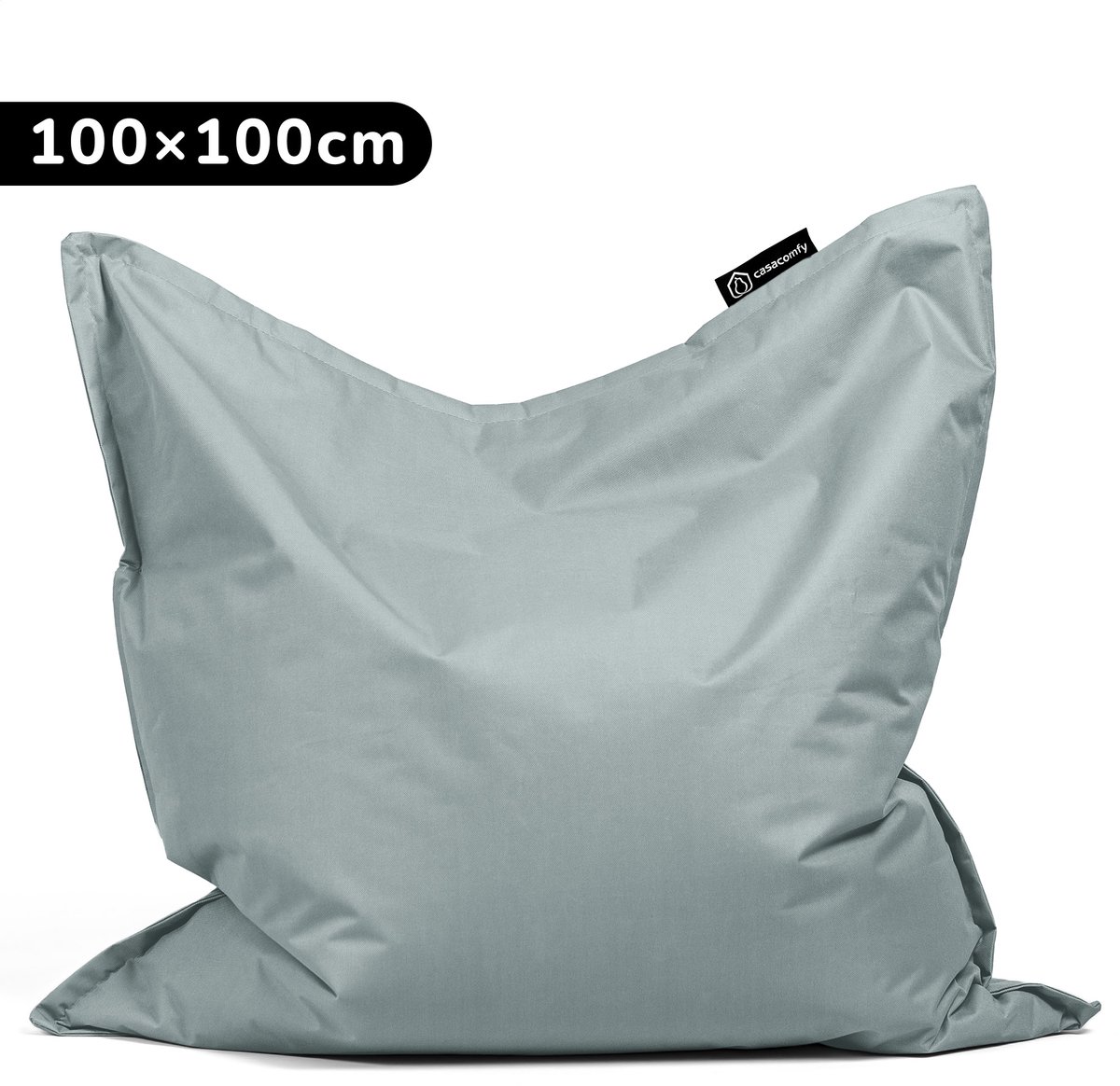 Casacomfy - Original Zitzak - Zitkussen - 100x100 - Grijs - Binnen & Buiten