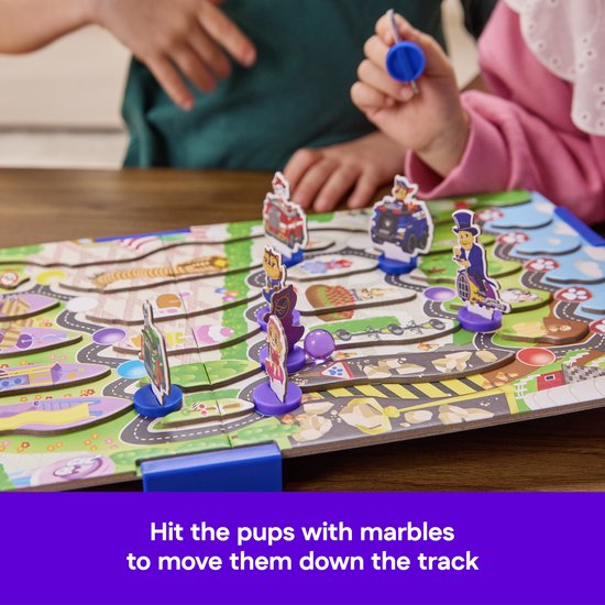 PAW Patrol Magic Mountain spel - PAW Patrol-spel met Chase, Marshall, Skye, Rubble en meer, makkelijk activiteitenspeelgoed voor kinderen, plezier voor kinderen en gezin, 2-6 spelers