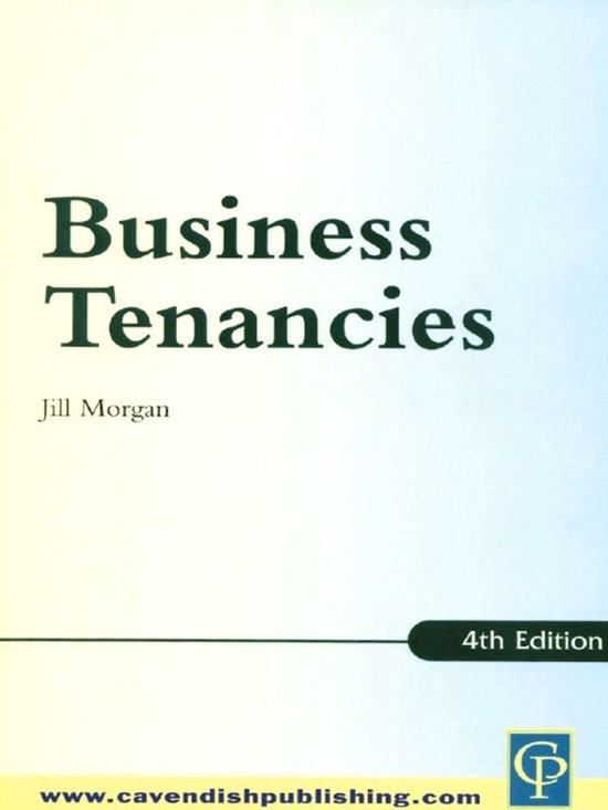 Practice Notes on Business Tenancies - cover