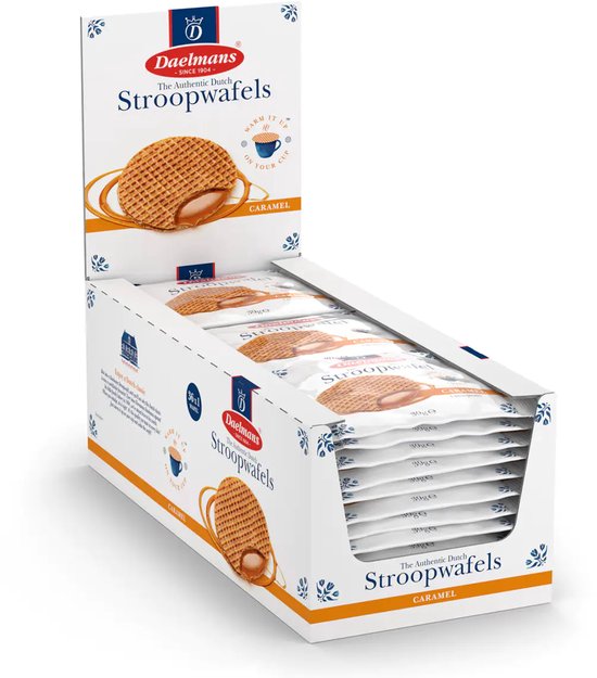 Daelmans jumbo stroopwafels - 1 x 36 stuks