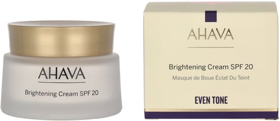 AHAVA Hydraterende Crème met SPF-20 - Verheldert & Egaliseert Huid | Anti-Rimpel & Anti-Aging | Innovatieve AHAVA Technologieën | Gezichtscrème voor mannen & vrouwen | Moisturizer voor een Droge Huid & Gezicht - 50ml