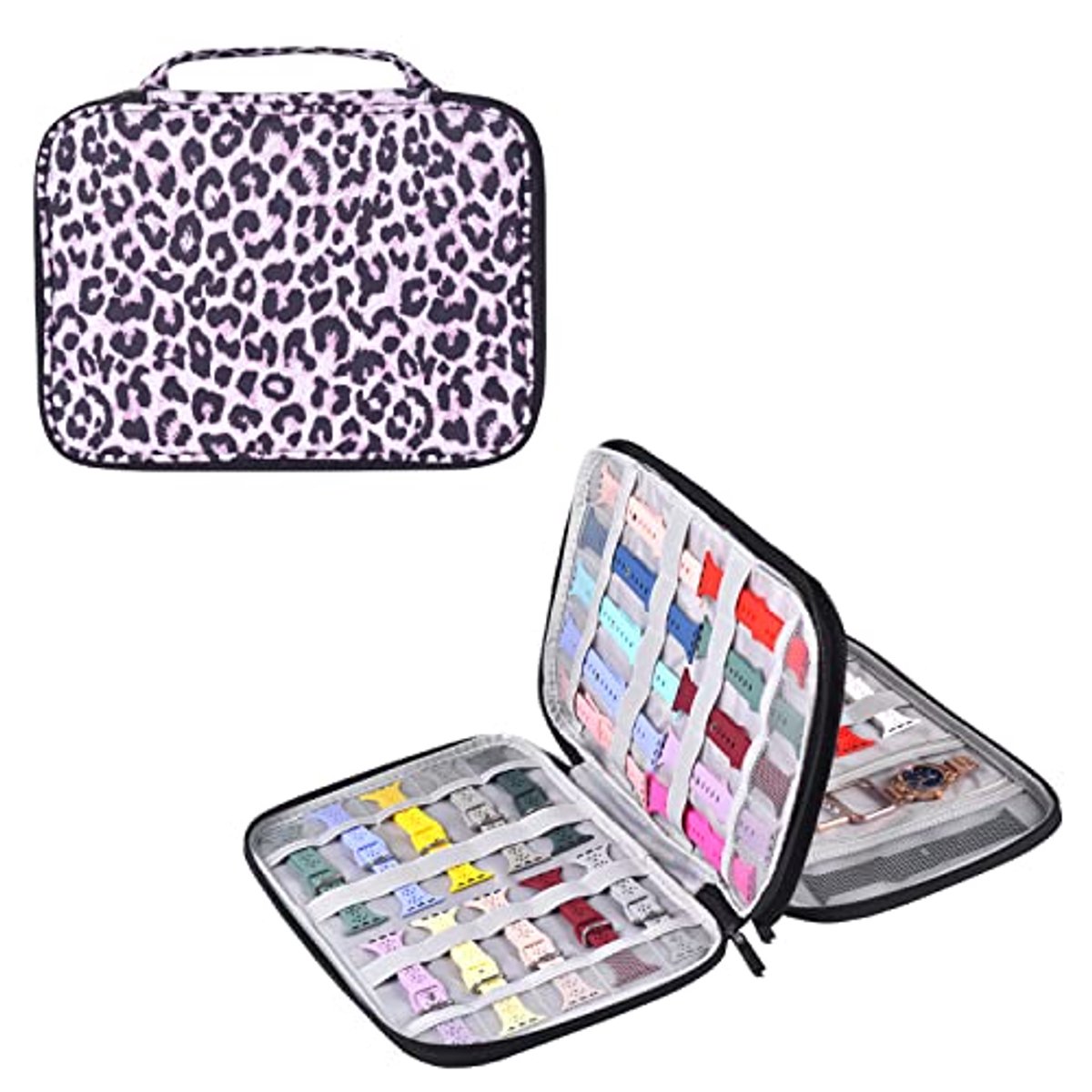 Horlogeband Organizer en Opbergkoffer voor 35 Horlogebandjes