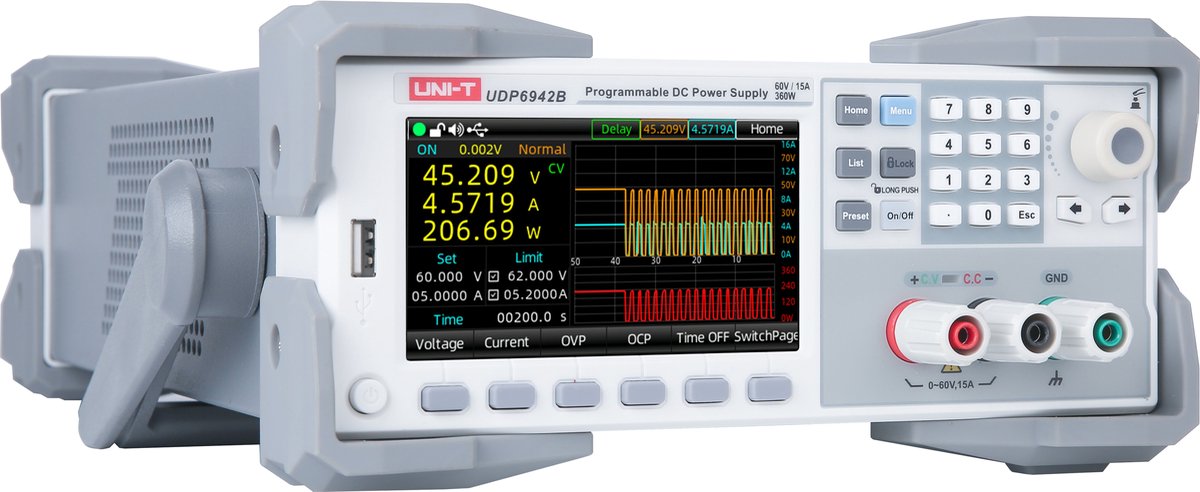 UNI-T laborvoeding, UDP6942B, 1 kanaal, programmeerbaar, 360 W