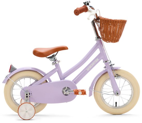 Generation Hip Kinderfiets 12 inch - Lila - Fiets voor kinderen van 2 tot 4 jaar