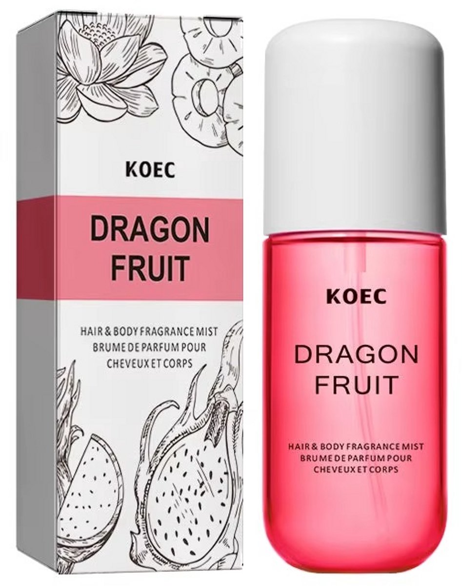 Haarparfum 50ml – Dragon Fruit – Fruitige & Exotische Geur – Hair Perfume – Haarparfum – Haarmist met Castor Olie
