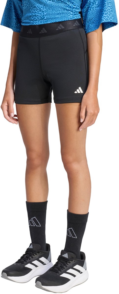 adidas Performance TECHFIT Korte Legging Kinderen Zwart