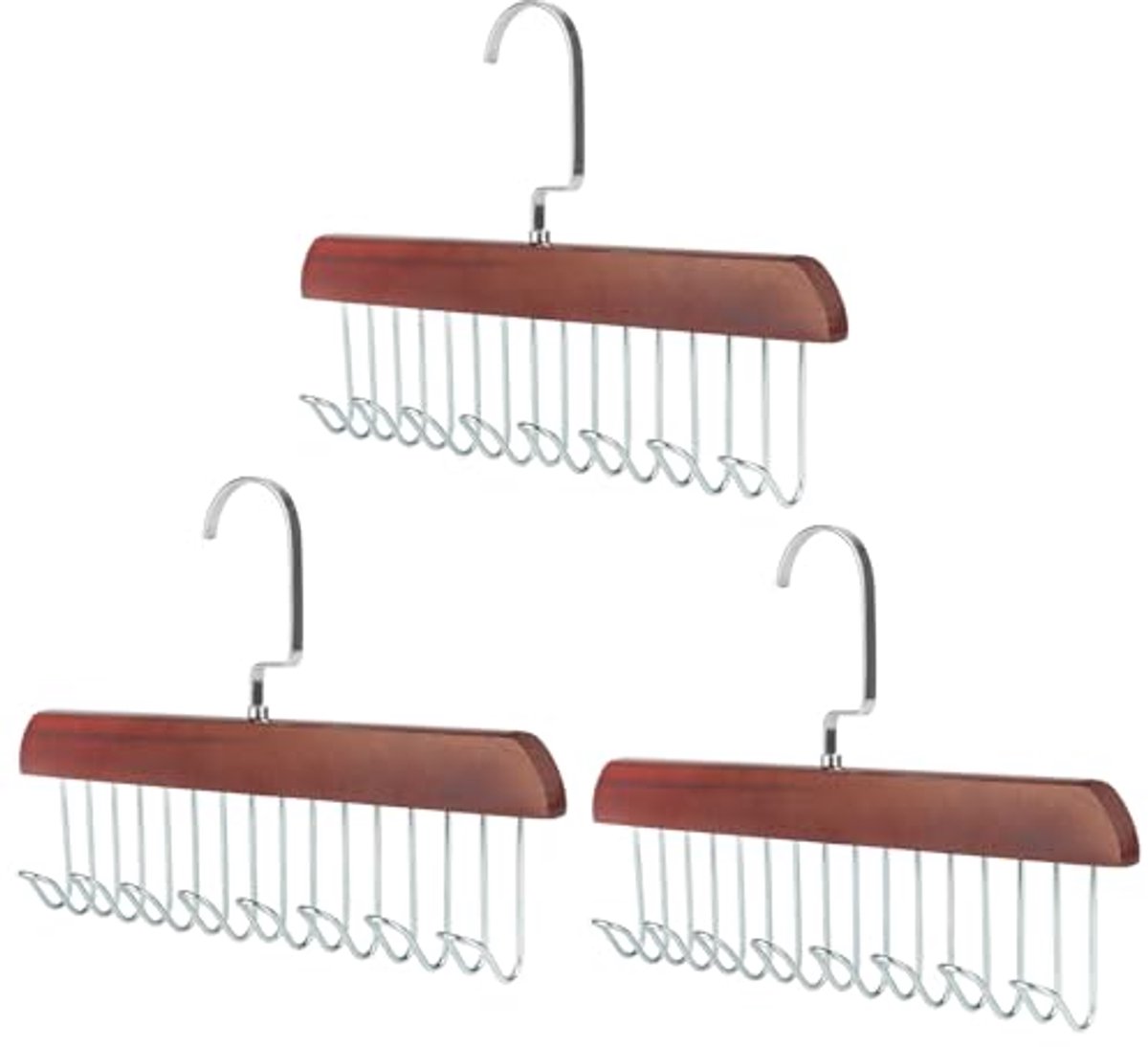 Kleerhangers en organizer met 8 haken - Ruimtebesparend en 360° draaibaar