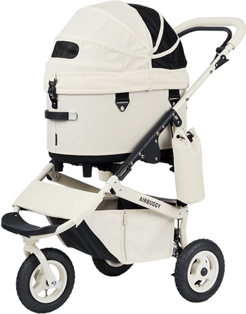AirBuggy Dome 3 Premier Large – Ivory White - Luxe huisdierbuggy - 96 cm (lengte) x 53.5 (breedte) x 105 cm (hoogte)