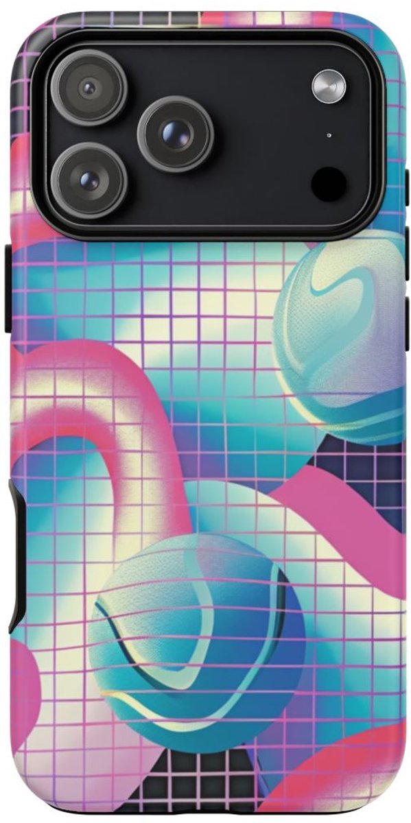 Abstract 3D Geometrisch Patroon – Telefoonhoesje Geschikt voor iPhone 17 Pro Max