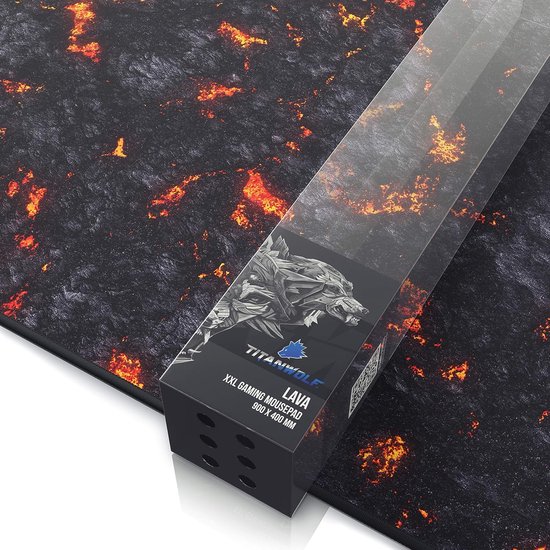 XXL Speed Gaming Muismat met Lava Motief - Groot Formaat, 900 x 400mm, Verbetert Precisie en Snelheid — afbeelding 5