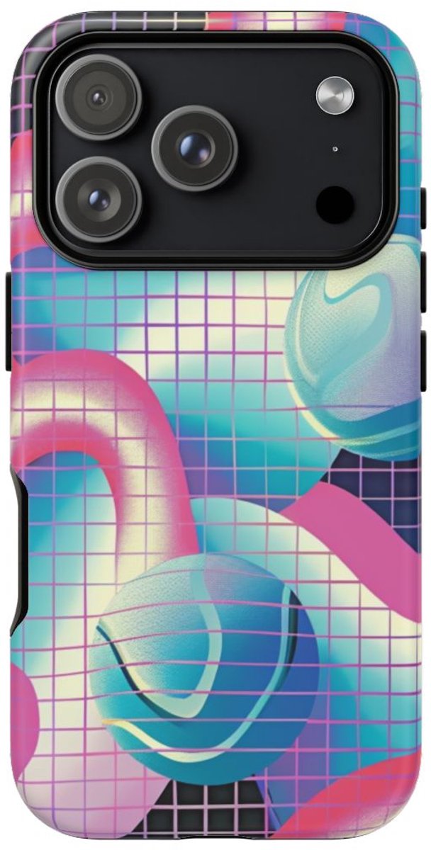 Abstract 3D Geometrisch Patroon – Telefoonhoesje Geschikt voor iPhone 17 Pro