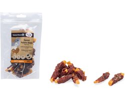 Beeztees Tasty Treats Zoete Aardappel Bites met Eend - Hondensnacks - Hondenkoekjes - Hondensnoepjes - 200 gram