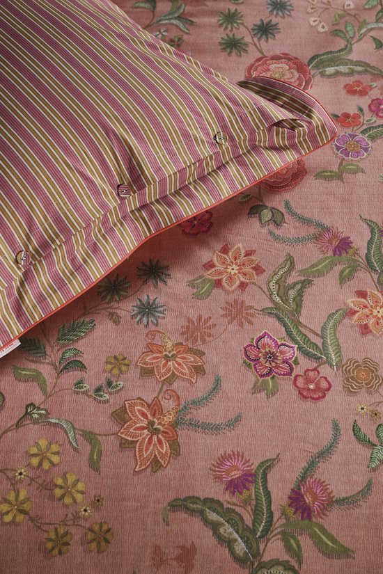 Pip Studio Coco Flower dekbedovertrek - Tweepersoons - 200 x 200/220 cm - Koraal van Pip Studio — afbeelding 4