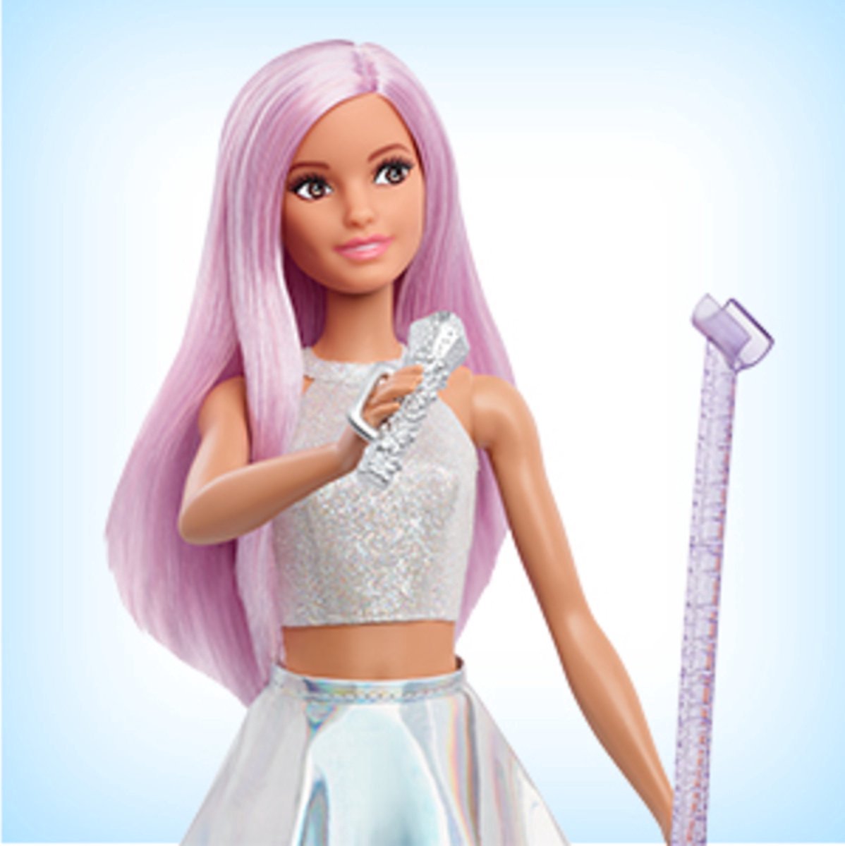 Barbie Careers Popster – pop met roze haar inclusief microfoon — afbeelding 10
