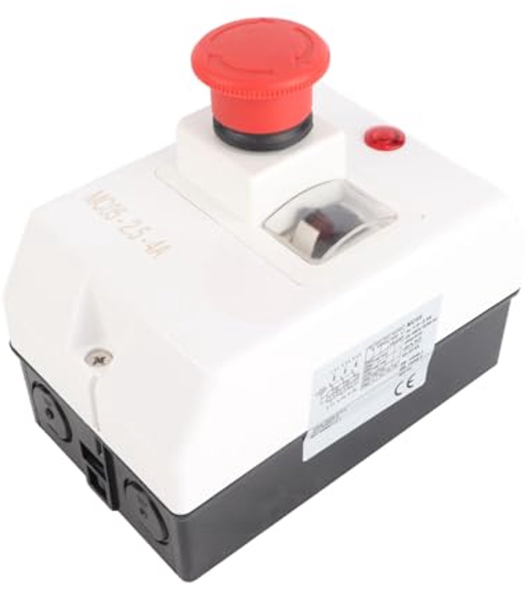 Motor Protection Circuit Breaker, Waterproof with Emergency Stop Button and Signal Lamp, 2.5-4A 230/240V 400/415V 500V 690V For Different Motor Applications