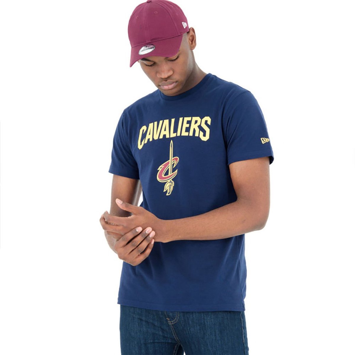 T-shirt Cleveland Cavaliers NBA Obsidiaanblauw