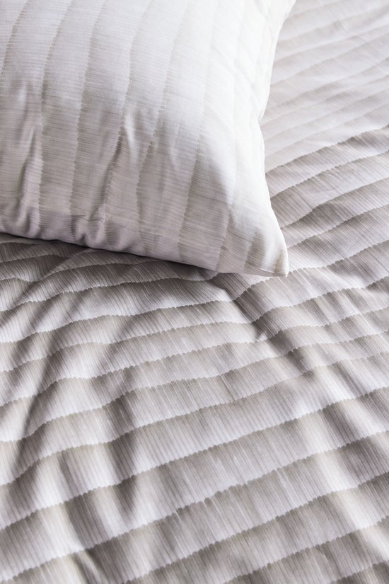 Beddinghouse Elya dekbedovertrek - Tweepersoons - 200 x 200/220 cm - Naturel van Merkloos — afbeelding 3