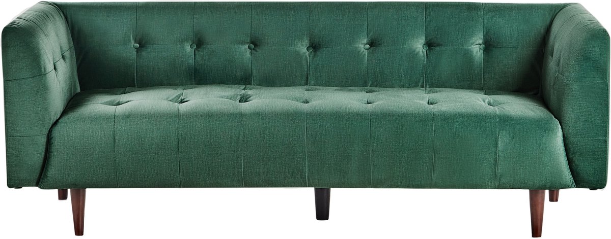 BELIANI BYSKE - Driezitsbank - Groen - Polyester