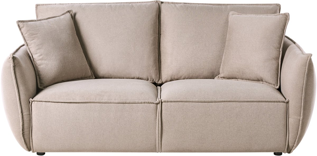 KUNES - Driezitsbank - Taupe - Polyester
