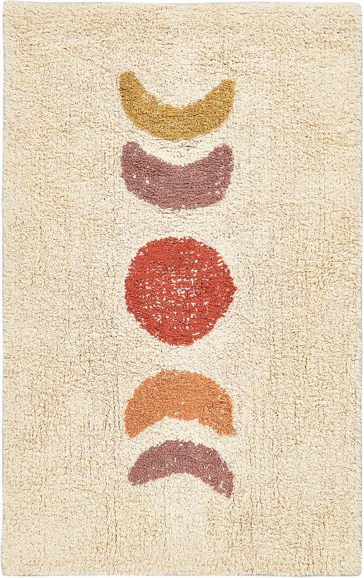 Badmat beige ESME 50 x 80 cm en Katoen