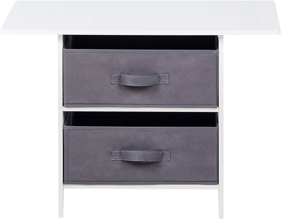 BELIANI YALGOO - Kindertafel met stoelen - Grijs/Wit - MDF van Beliani — afbeelding 3